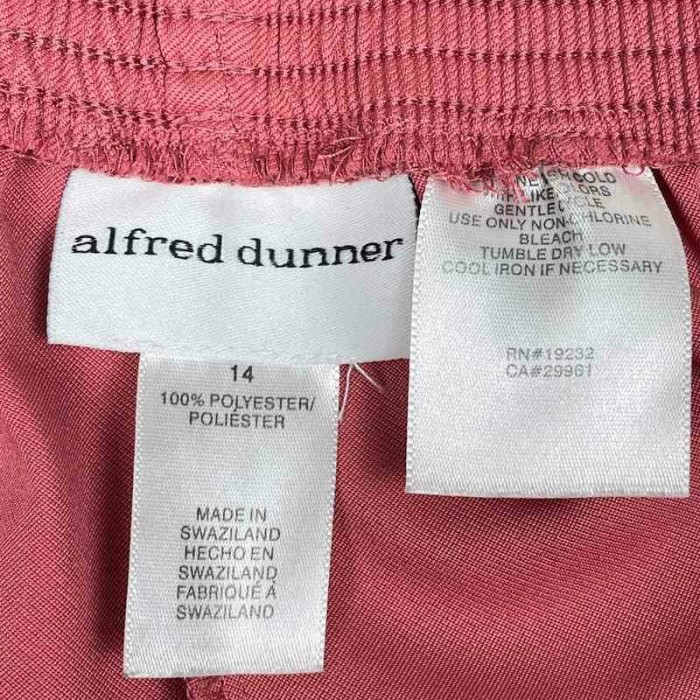 古着 alfred dunner ピンク ポリエステル パンツ | Vintage.City 古着屋、古着コーデ情報を発信