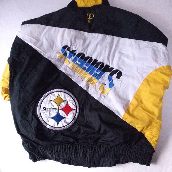 レア90s《NFL》スティーラーズ 中綿　刺繍　ナイロンジャケット　XL | Vintage.City 古着屋、古着コーデ情報を発信