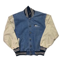 90s denim stadium jacket | Vintage.City Vintage Shops, Vintage Fashion Trends