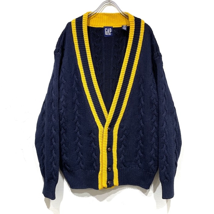 " GAP " cotton tilden knit cardigan | Vintage.City 古着屋、古着コーデ情報を発信