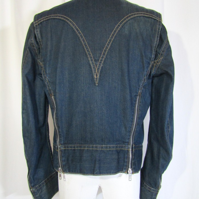 2002 Levis Red Zip Denim Jacket | Vintage.City 빈티지숍, 빈티지 코디 정보