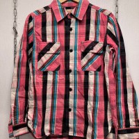 Houston肉厚ネルシャツ 長袖シャツ チェックシャツ M | Vintage.City 古着屋、古着コーデ情報を発信