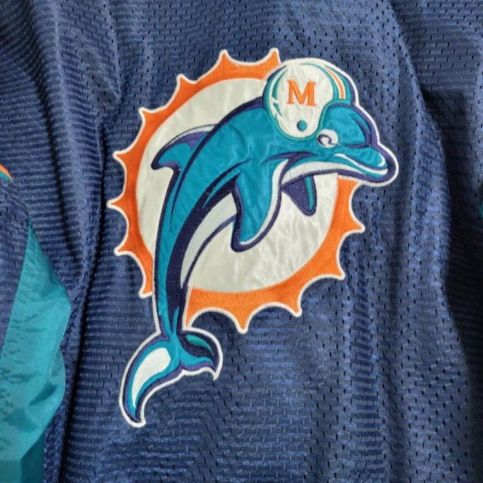 【869】NFL Dolphins(ドルフィンズ)リバーシブルスタジャン 2XL | Vintage.City 古着屋、古着コーデ情報を発信