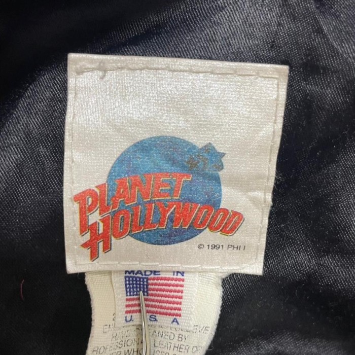 [879] PlanetHollywood 90'sUSA製ウールスタジャン　袖 | Vintage.City 古着屋、古着コーデ情報を発信