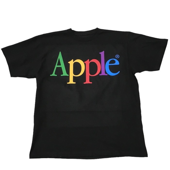 80s Apple アップル Tシャツ ヴィンテージ　トラビススコット 青　XL