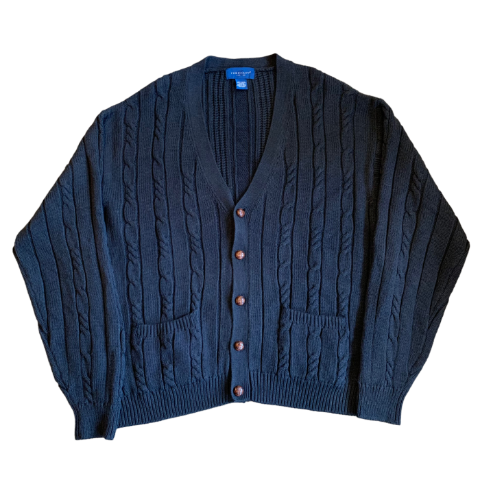 90-00s towncraft acrylic cardigan | Vintage.City 古着屋、古着コーデ情報を発信