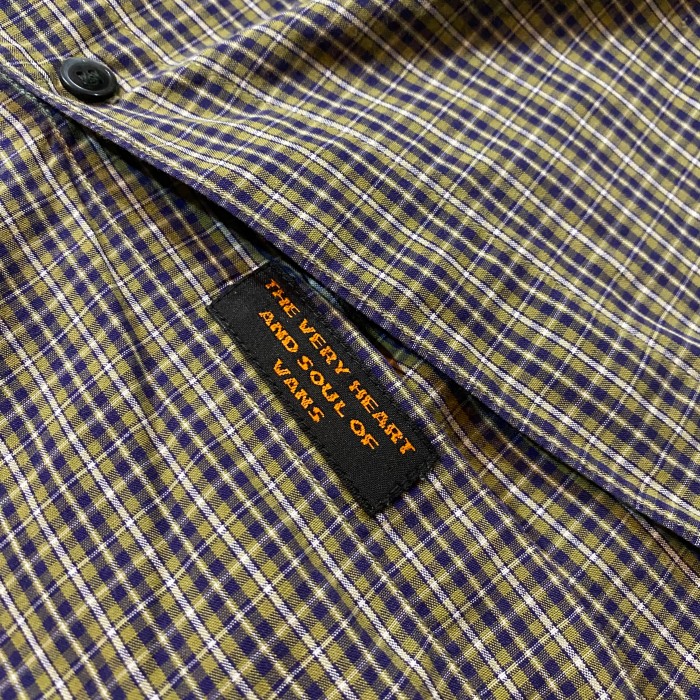 90s VANS designed plaid shirt | Vintage.City 古着屋、古着コーデ情報を発信