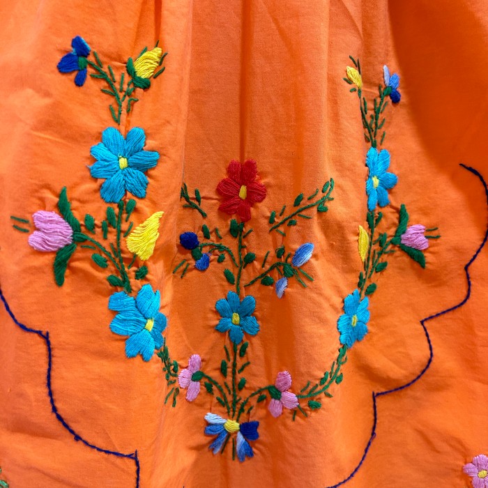 Hand embroidery Mexican dress | Vintage.City 빈티지숍, 빈티지 코디 정보