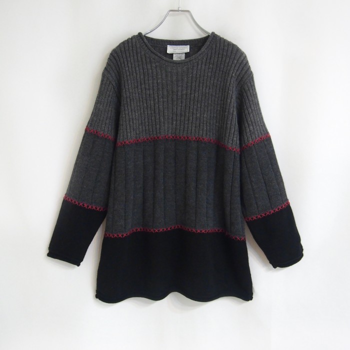 red stitch sweater | Vintage.City Vintage Shops, Vintage Fashion Trends