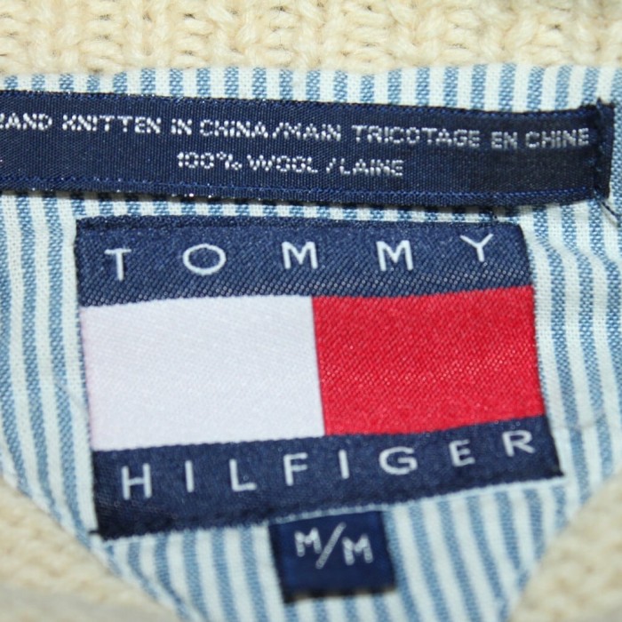 90s TOMMY HILFIGER Wool Rollneck Logo Ha | Vintage.City 古着屋、古着コーデ情報を発信