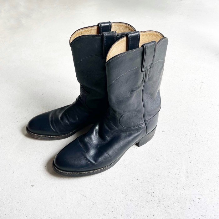Vintage Justin Roper boots NAVY | Vintage.City 古着屋、古着コーデ情報を発信