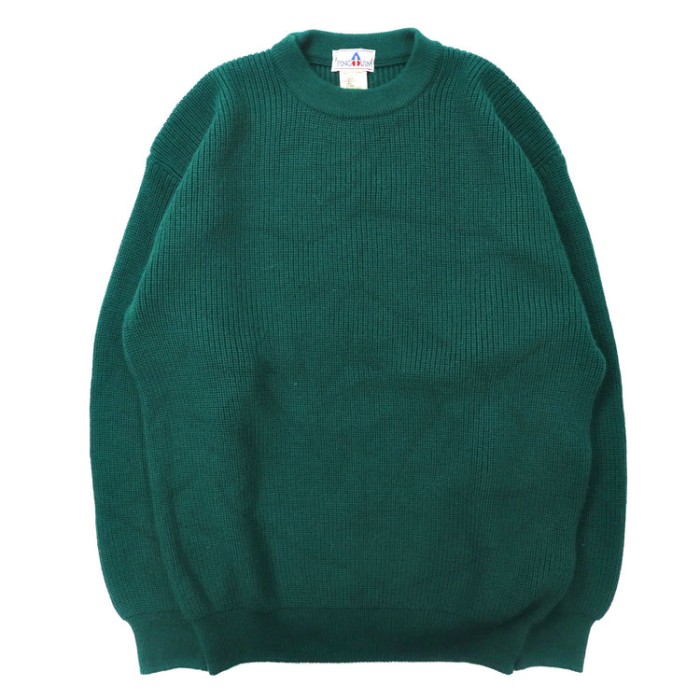 フランス製 PINGUIN ビッグサイズ 畦編み リブニット セーター | Vintage.City 古着屋、古着コーデ情報を発信