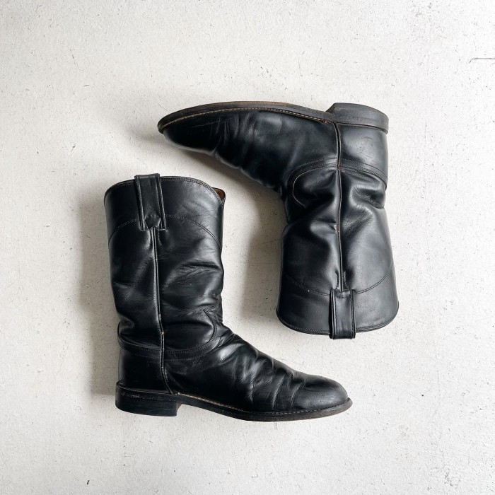 Vintage Justin Roper boots BLACK | Vintage.City Vintage Shops, Vintage Fashion Trends