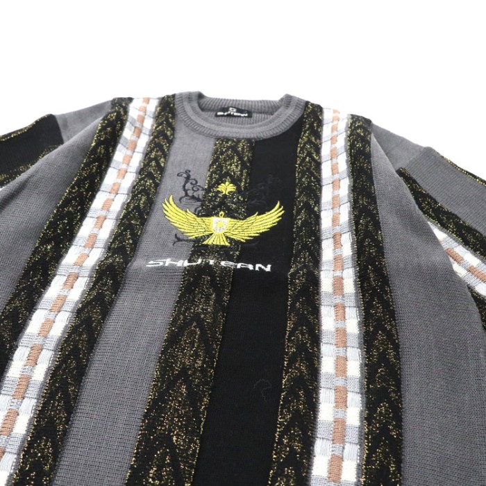 SHUTERN レトロニット セーター 刺繍 90s | Vintage.City 古着屋、古着コーデ情報を発信