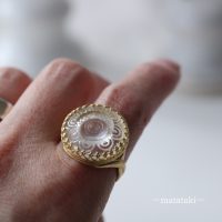 antique BIG Flower Ring | Vintage.City ヴィンテージ 古着