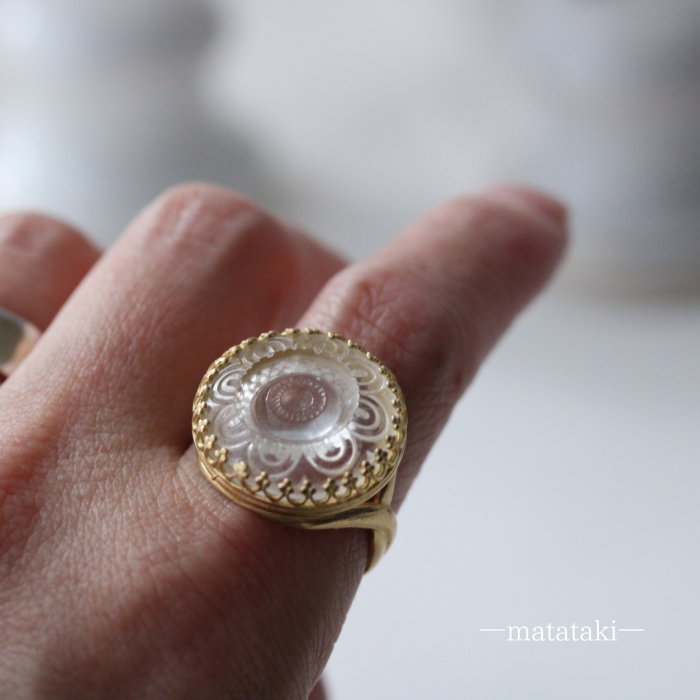 antique BIG Flower Ring | Vintage.City 빈티지숍, 빈티지 코디 정보