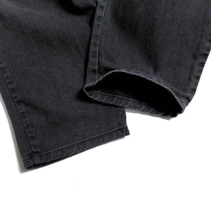 UNKNOWN / Black denim easy pants USA | Vintage.City 古着屋、古着コーデ情報を発信