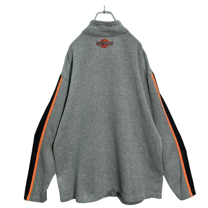90s HARLEY-DAVIDSON half zip sweatshirt | Vintage.City 빈티지숍, 빈티지 코디 정보