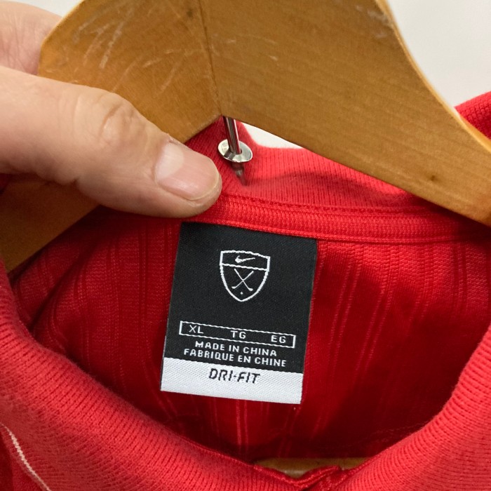 NIKE DRI-FIT半袖ポロシャツ赤　XL | Vintage.City 古着屋、古着コーデ情報を発信
