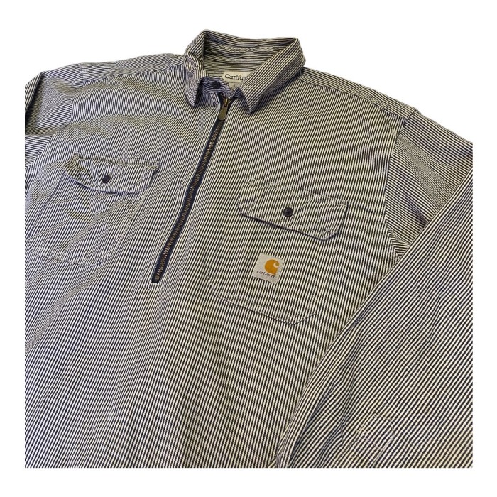 90s Carhartt half zip shirt | Vintage.City 빈티지숍, 빈티지 코디 정보