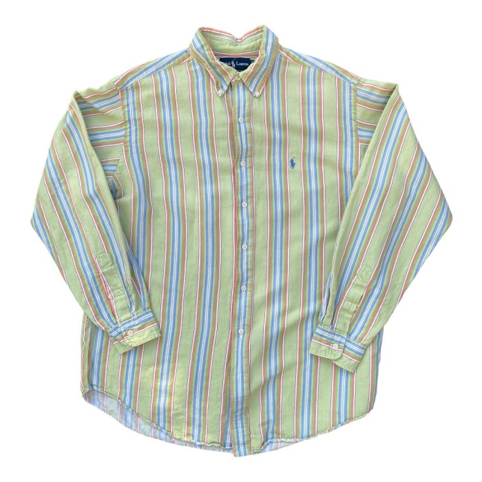 Polo Ralph Lauren stripe shirt | Vintage.City 빈티지숍, 빈티지 코디 정보