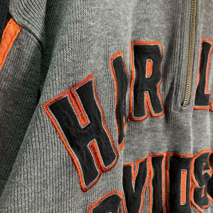 90s HARLEY-DAVIDSON half zip sweatshirt | Vintage.City 古着屋、古着コーデ情報を発信