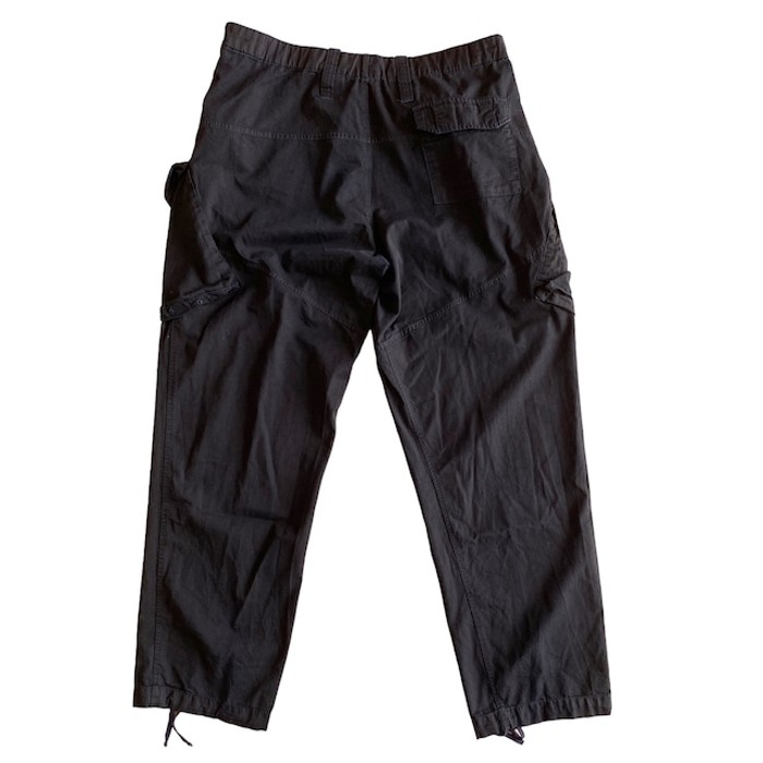 Royal Navy Slant Pocket Combat Trousers Overdyed "BLACK" | Vintage.City 古着屋、古着コーデ情報を発信