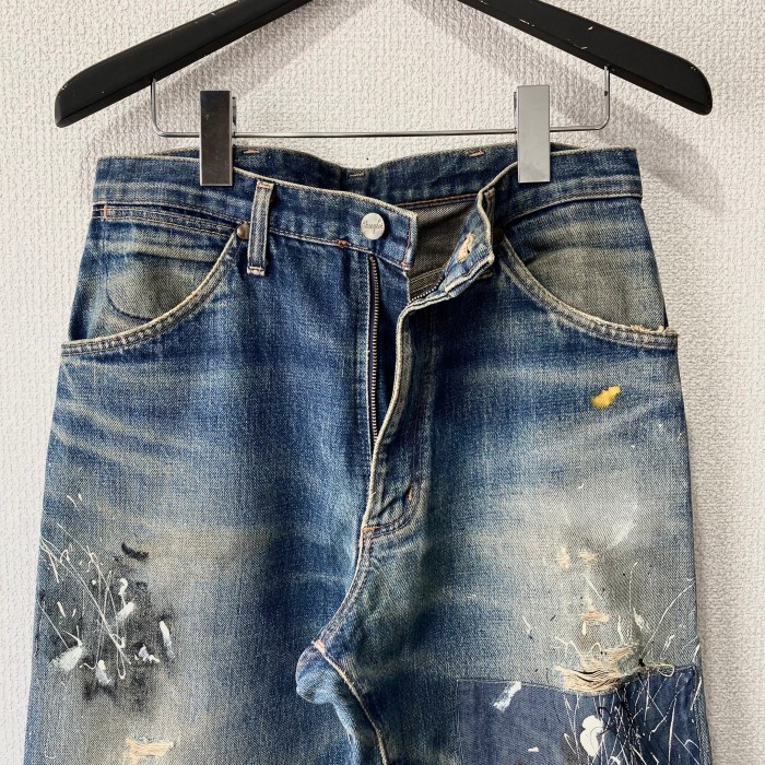 wrangler M1711 Special paint double knee W31 | Vintage.City 古着屋、古着コーデ情報を発信