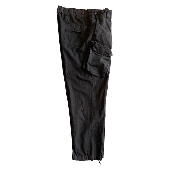 Royal Navy Slant Pocket Combat Trousers Overdyed "BLACK" | Vintage.City 빈티지숍, 빈티지 코디 정보