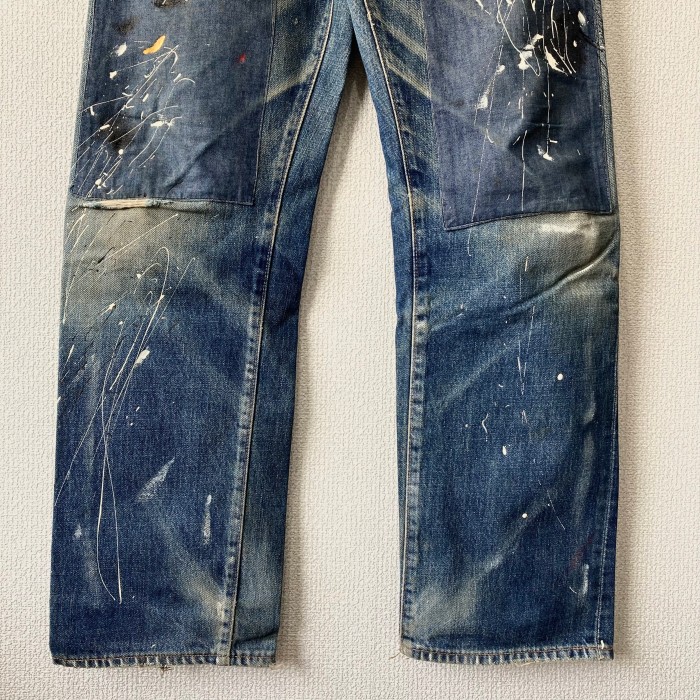 wrangler M1711 Special paint double knee W31 | Vintage.City 古着屋、古着コーデ情報を発信