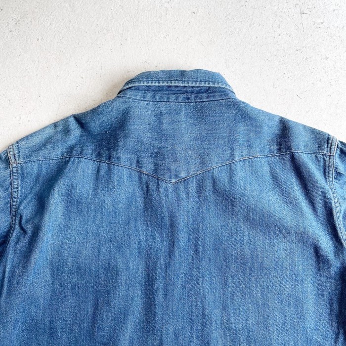 1960s Wrangler Denim Western Shirt 27MW MADE IN USA 【16】 | Vintage.City ヴィンテージ 古着