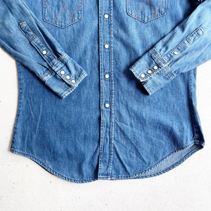 1960s Wrangler Denim Western Shirt 27MW MADE IN USA 【16】 | Vintage.City ヴィンテージ 古着