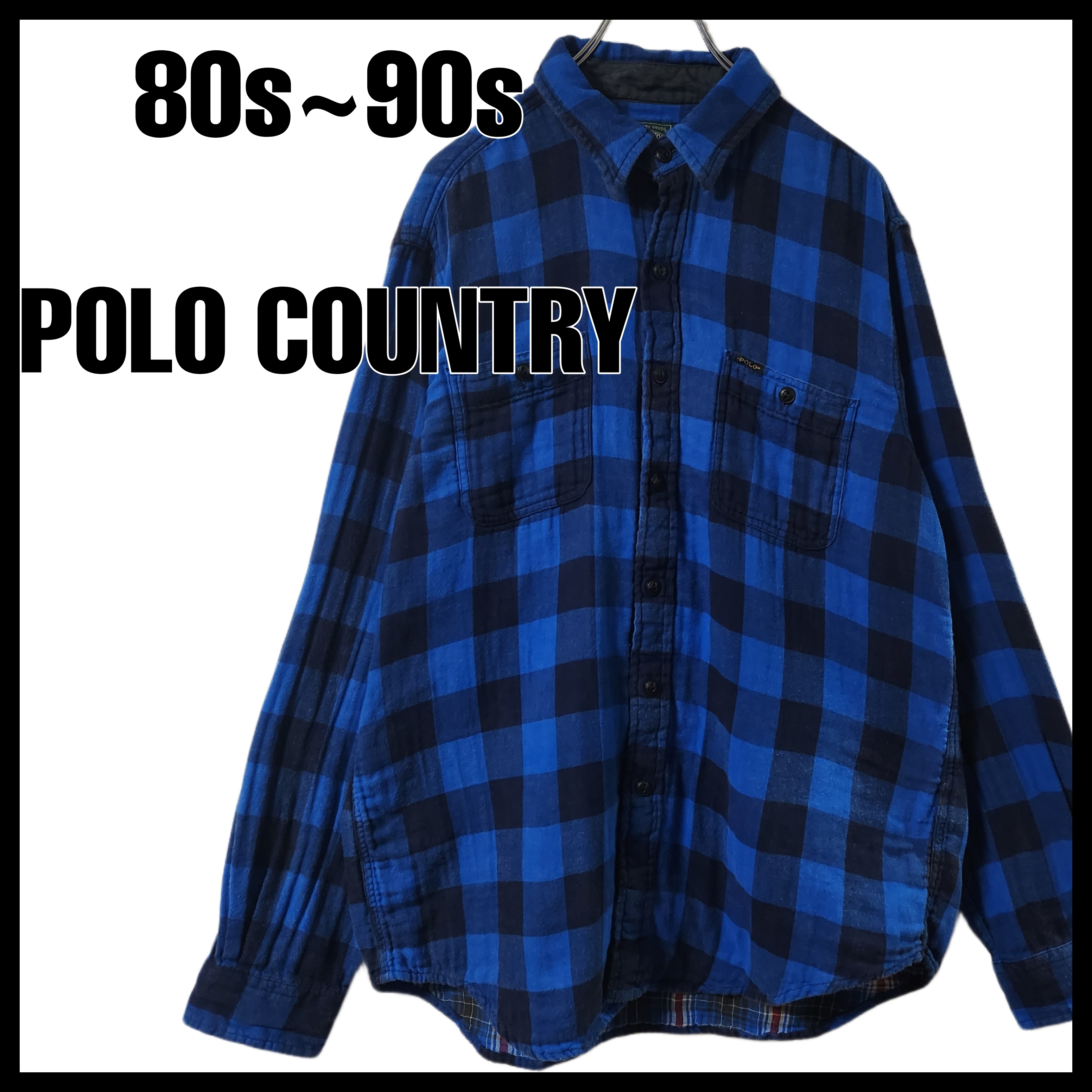 2022SUMMER/AUTUMN新作 80s-90s POLO COUNTRY チェックシャツ - 通販 -  www.stekautomotive.com