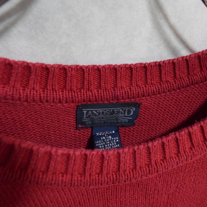 " lands'end " cotton knit | Vintage.City ヴィンテージ 古着