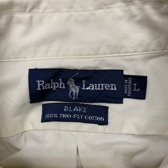 90'S RALPH LAUREN "BLAKE" 2PLYコットン 長袖 BDシャツ | Vintage.City ヴィンテージ 古着