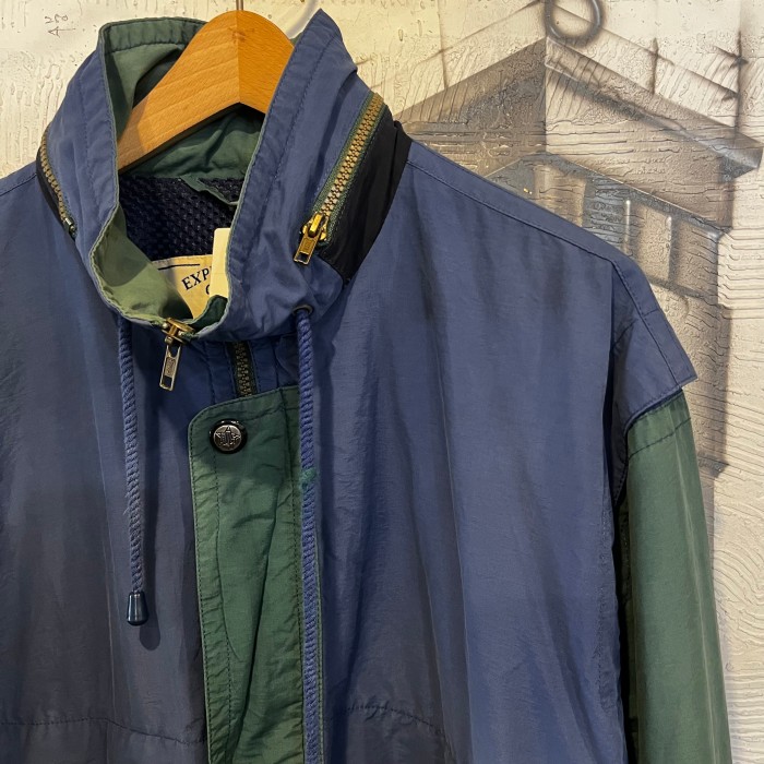polyester cotton zip up jacket | Vintage.City ヴィンテージ 古着