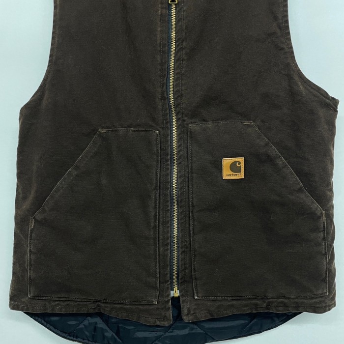 “Carhartt” Duck Cloth Padded Vest 「Made in USA」 | Vintage.City 古着屋、古着コーデ情報を発信