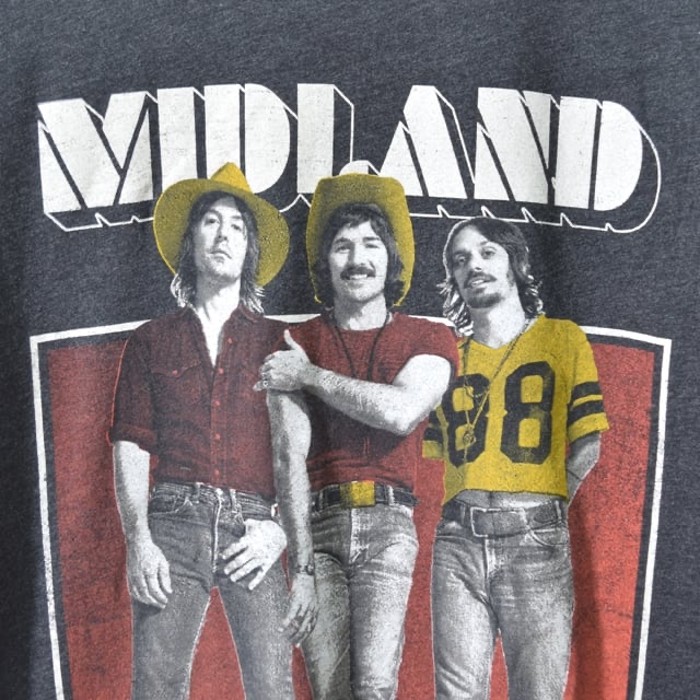 ミッドランド Tシャツ バンドTシャツ カントリー 黒 メンズM @AZ1030 | Vintage.City ヴィンテージ 古着