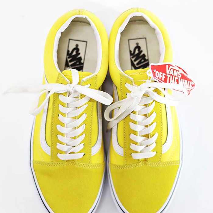 Dead Stock 海外企画 00s VANS Old School Yellow Sneaker Size 27cm | Vintage.City ヴィンテージ 古着