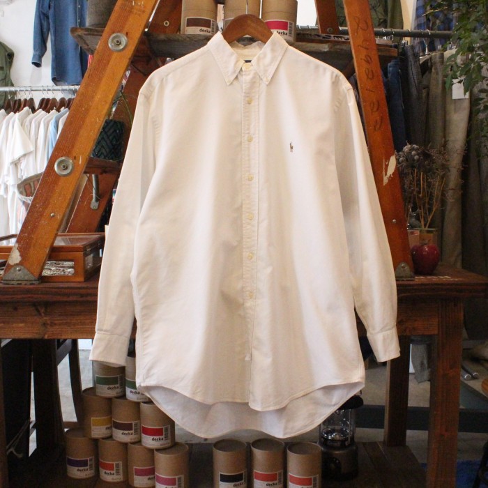 Polo by Ralph Lauren White Shirt | Vintage.City ヴィンテージ 古着