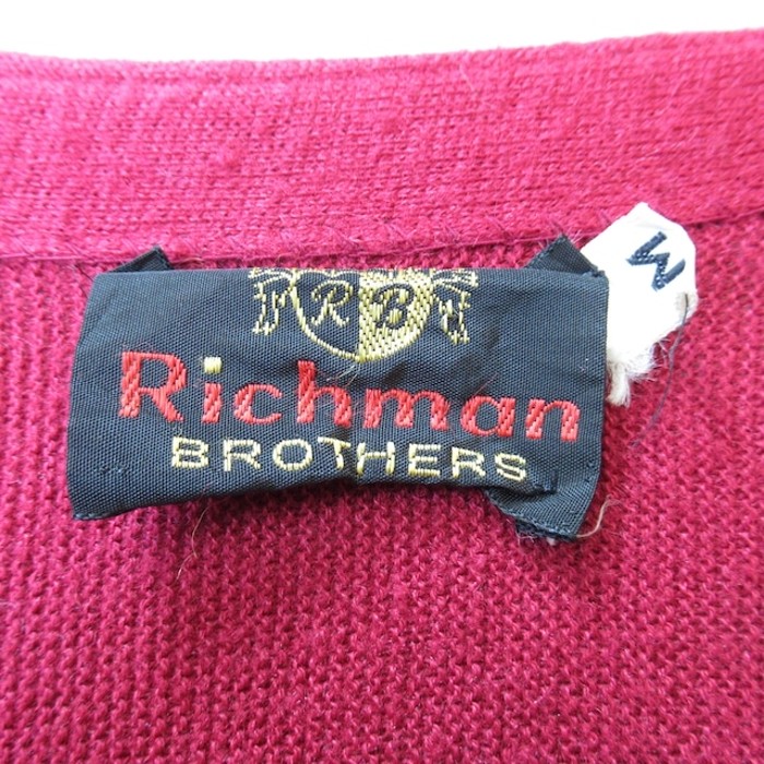 60S70S RICHMAN BROTHERS ACRYLIC CARDIGAN【M】 | Vintage.City ヴィンテージ 古着