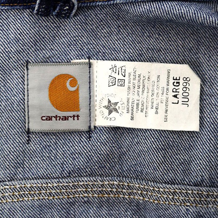 80s USA Carhartt 70506 Type Denim Jacket Size L | Vintage.City ヴィンテージ 古着