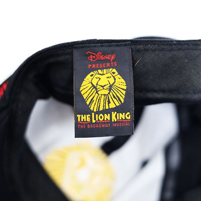 00s THE LION KING Official Black 6Panel Cap | Vintage.City 古着屋、古着コーデ情報を発信