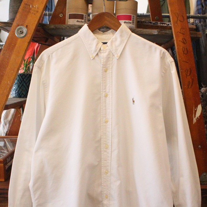 Polo by Ralph Lauren White Shirt | Vintage.City ヴィンテージ 古着