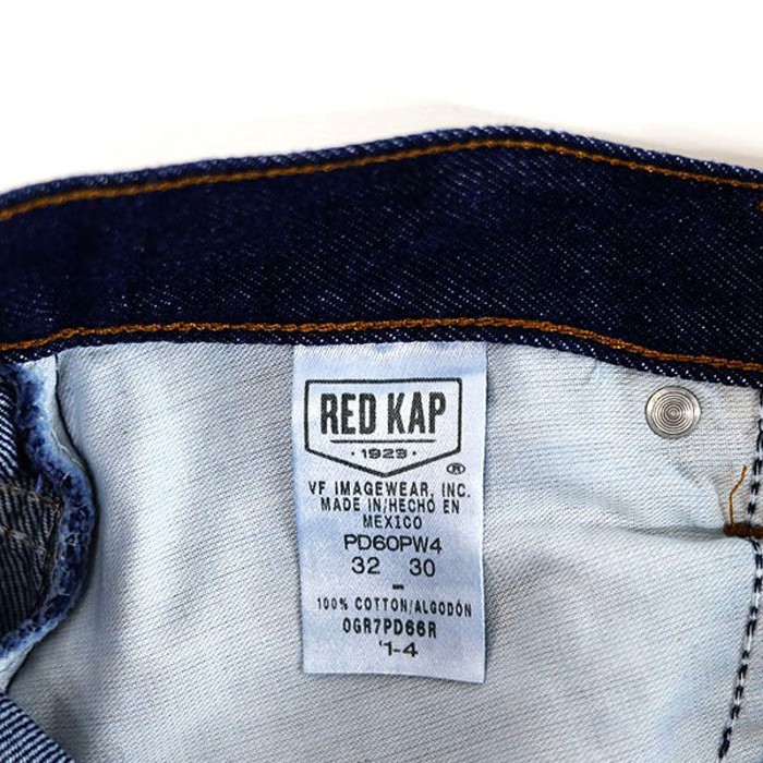 00s RED KAP Neon Reflector Denim Work Pants Size W33 L31 | Vintage.City ヴィンテージ 古着