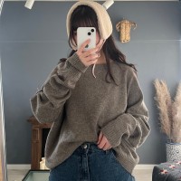POLO brown knit | Vintage.City 古着屋、古着コーデ情報を発信