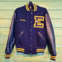 Varsity Jacket Blue E | Vintage.City ヴィンテージ 古着