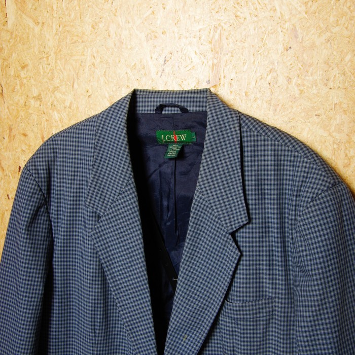 "J.CREW" Check Tailored Jacket | Vintage.City 古着屋、古着コーデ情報を発信