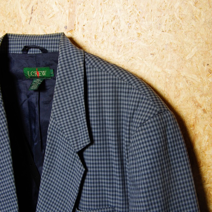 "J.CREW" Check Tailored Jacket | Vintage.City 古着屋、古着コーデ情報を発信