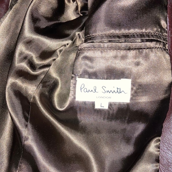 本革Paul Smithポールスミスラムレザージャケット L | Vintage.City 古着屋、古着コーデ情報を発信